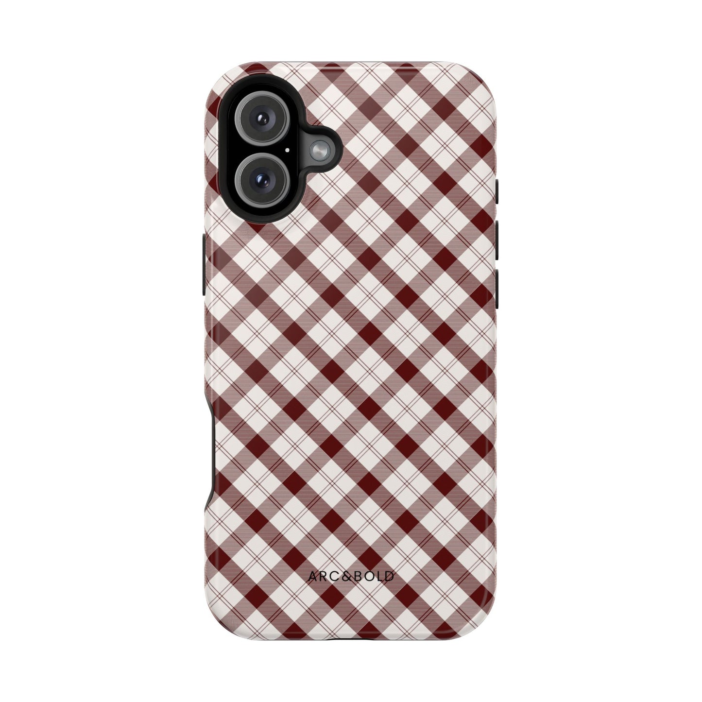 Maroon - Magnetic Tough Case - Arc & Bold
