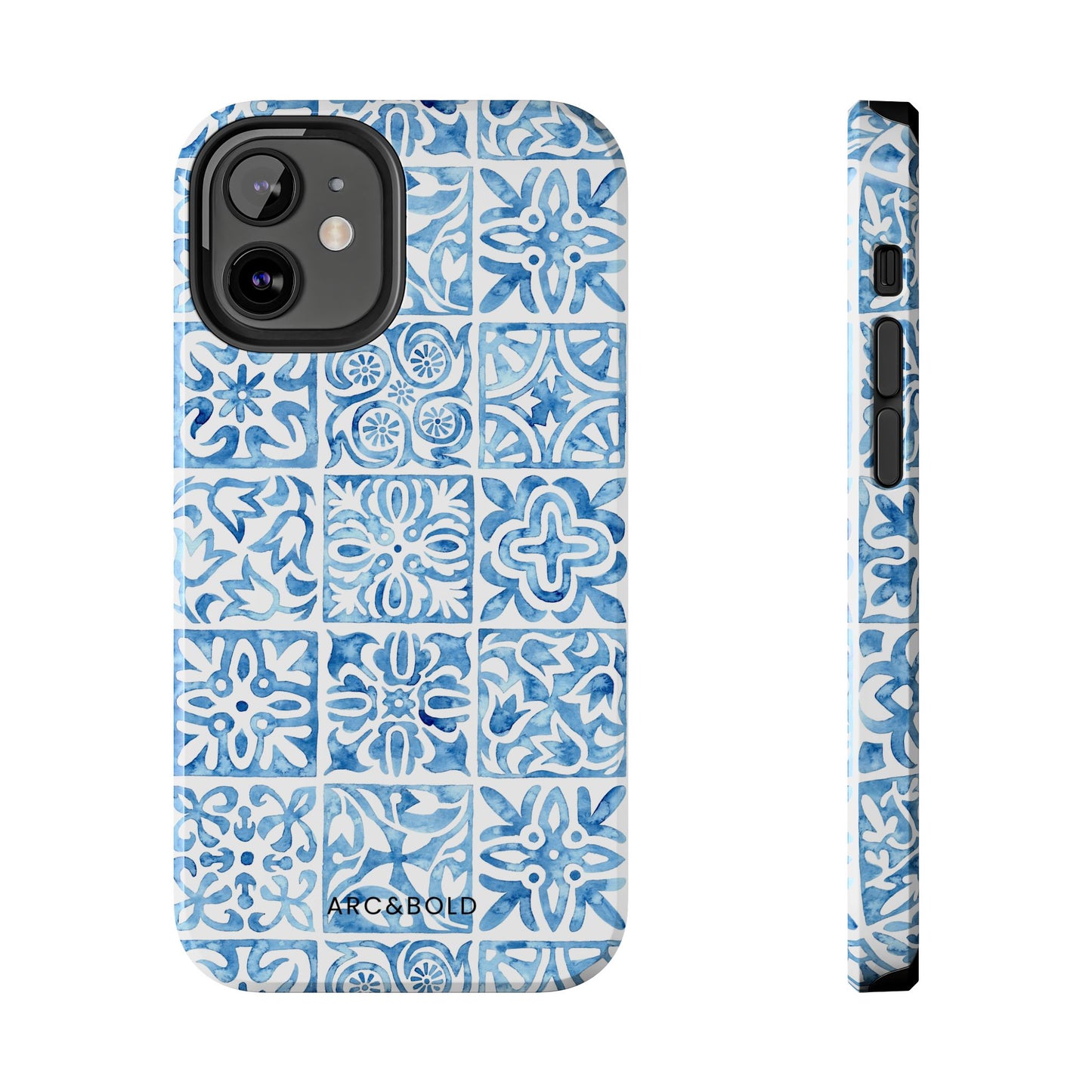 Blue Mosaic - Tough Phone Case - Arc & Bold