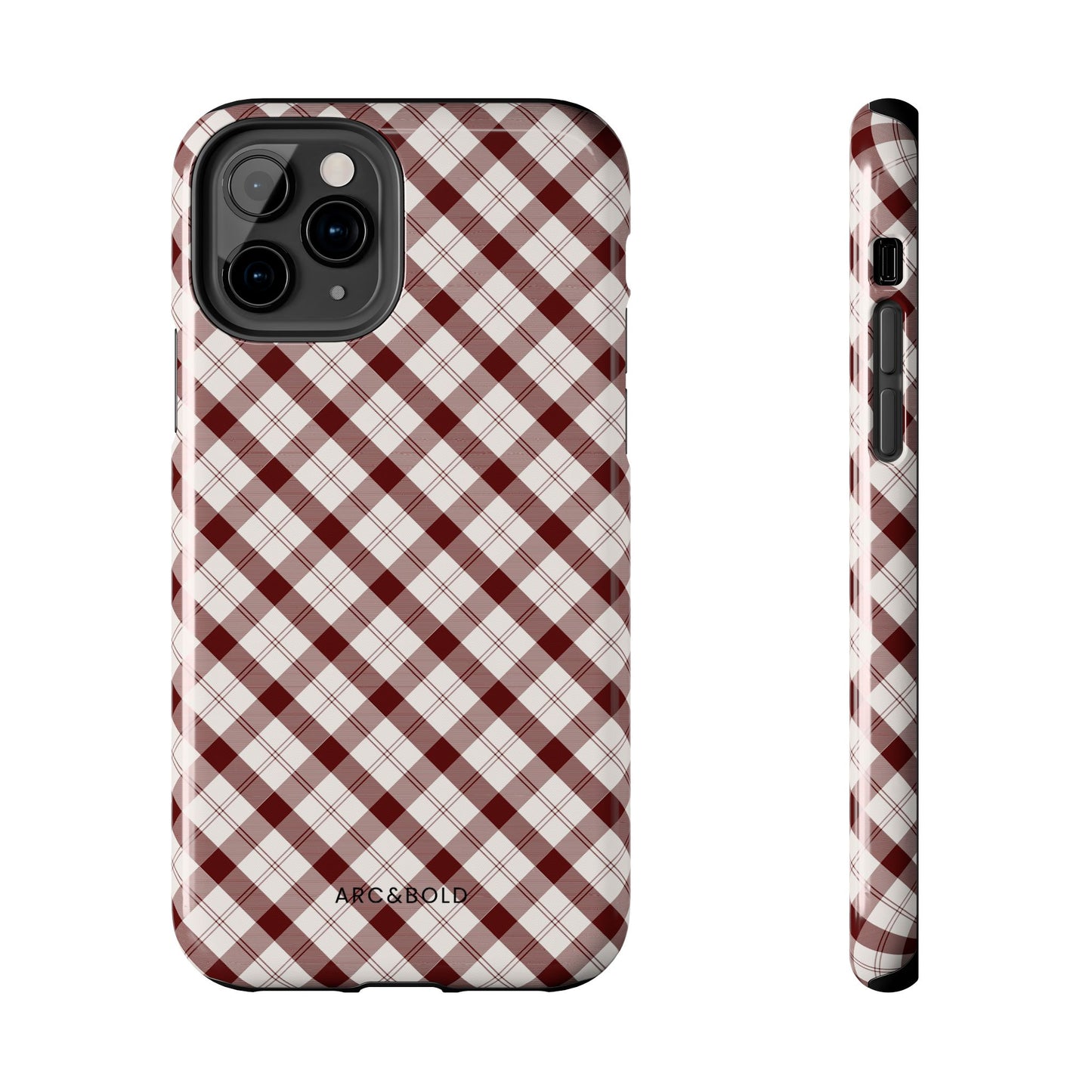 Maroon - Tough Phone Case - Arc & Bold