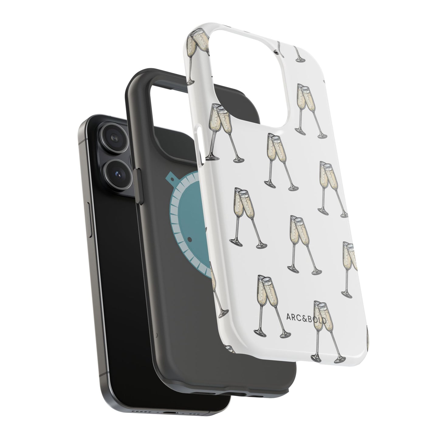 Champagne Toast -Magnetic Tough Case - Arc & Bold