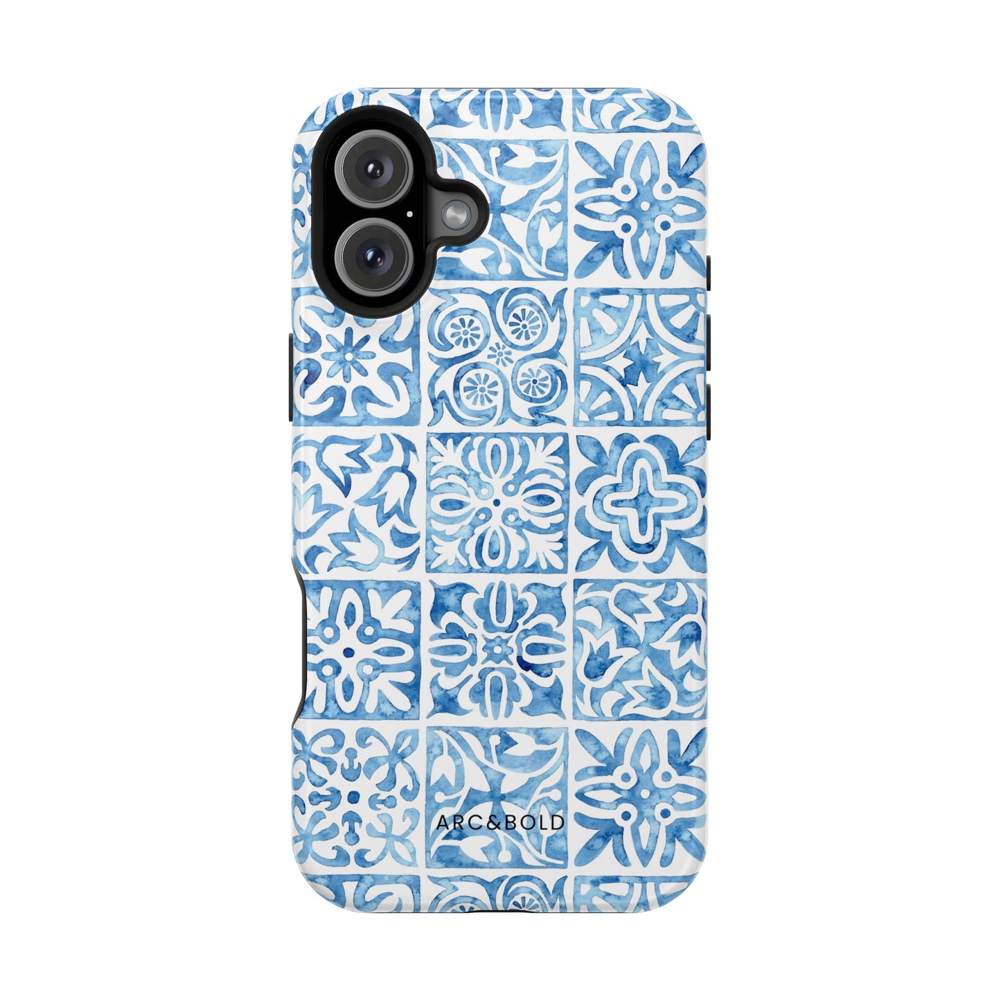 Blue Mosaic - Magnetic Phone Case - Arc & Bold