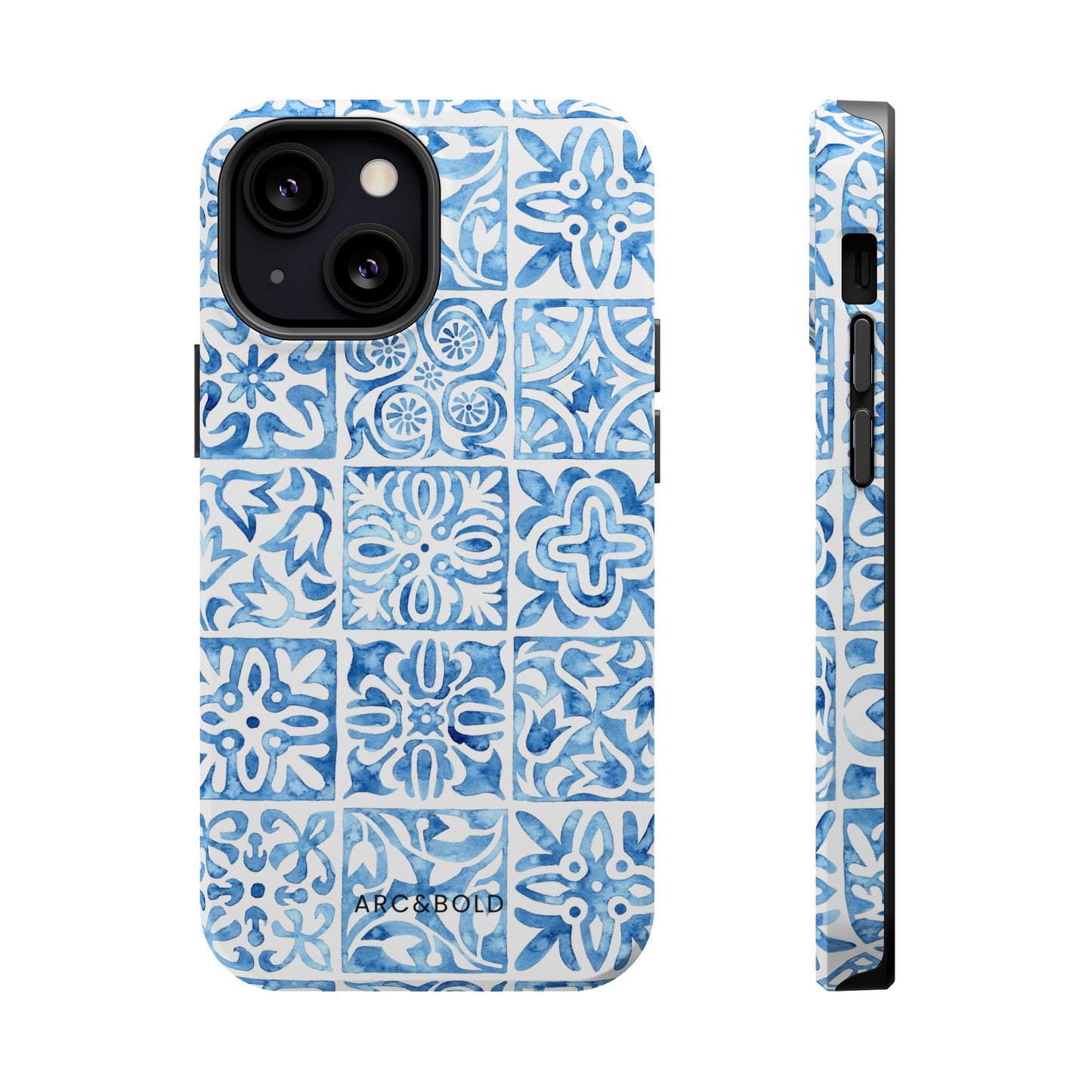 Blue Mosaic - Magnetic Phone Case - Arc & Bold