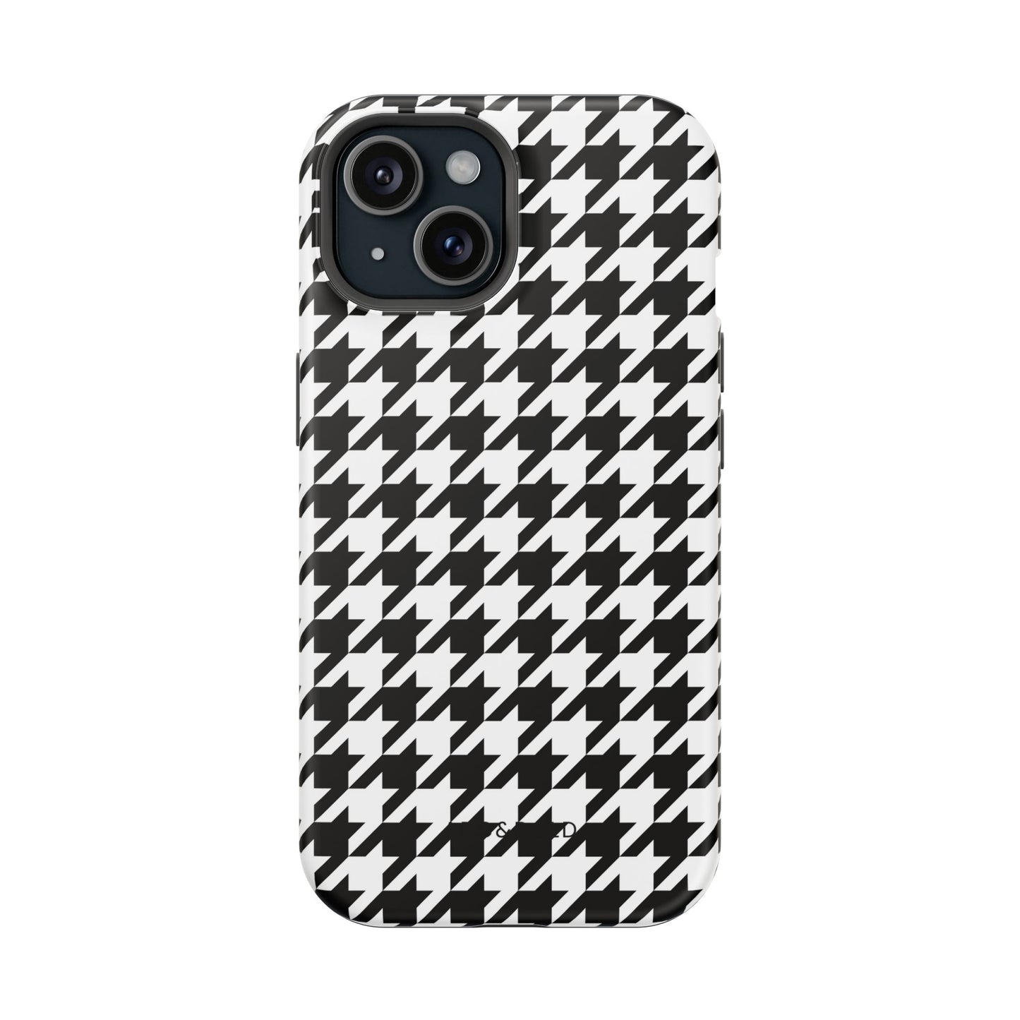 Houndstooth - Magnetic Phone Case - Arc & Bold