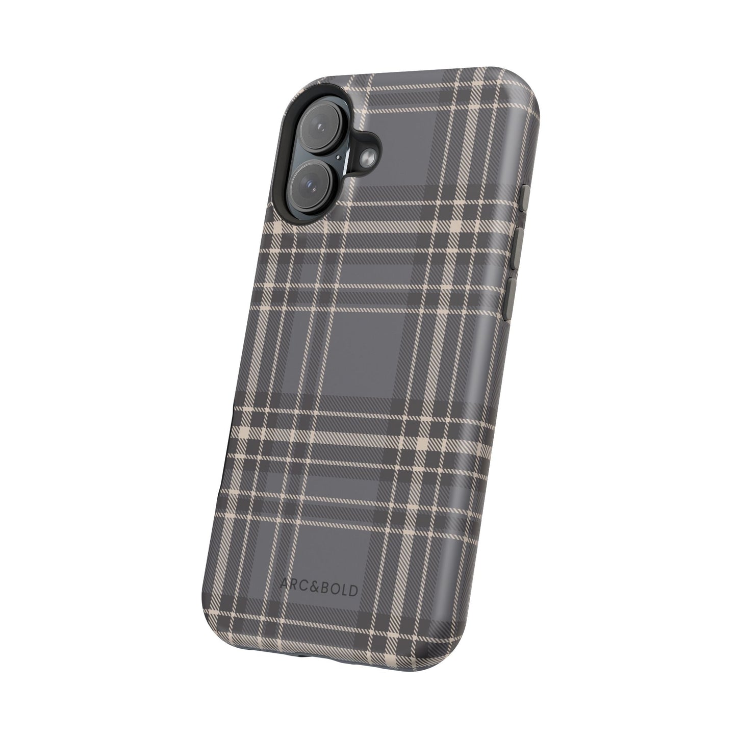 Monochrome Tartan - Magnetic Tough Case - Arc & Bold