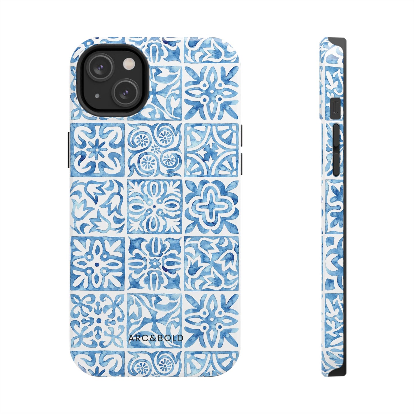 Blue Mosaic - Tough Phone Case - Arc & Bold