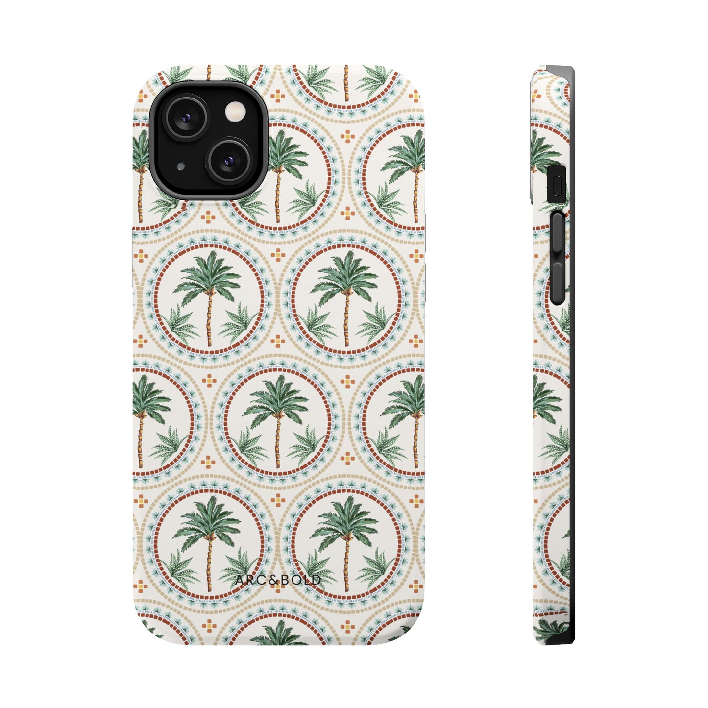 Tropical Tile Palm - Magnetic Tough Case - Arc & Bold