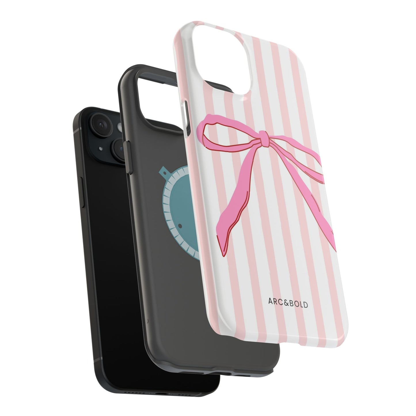 Pink Bow - Magnetic Phone Case - Arc & Bold