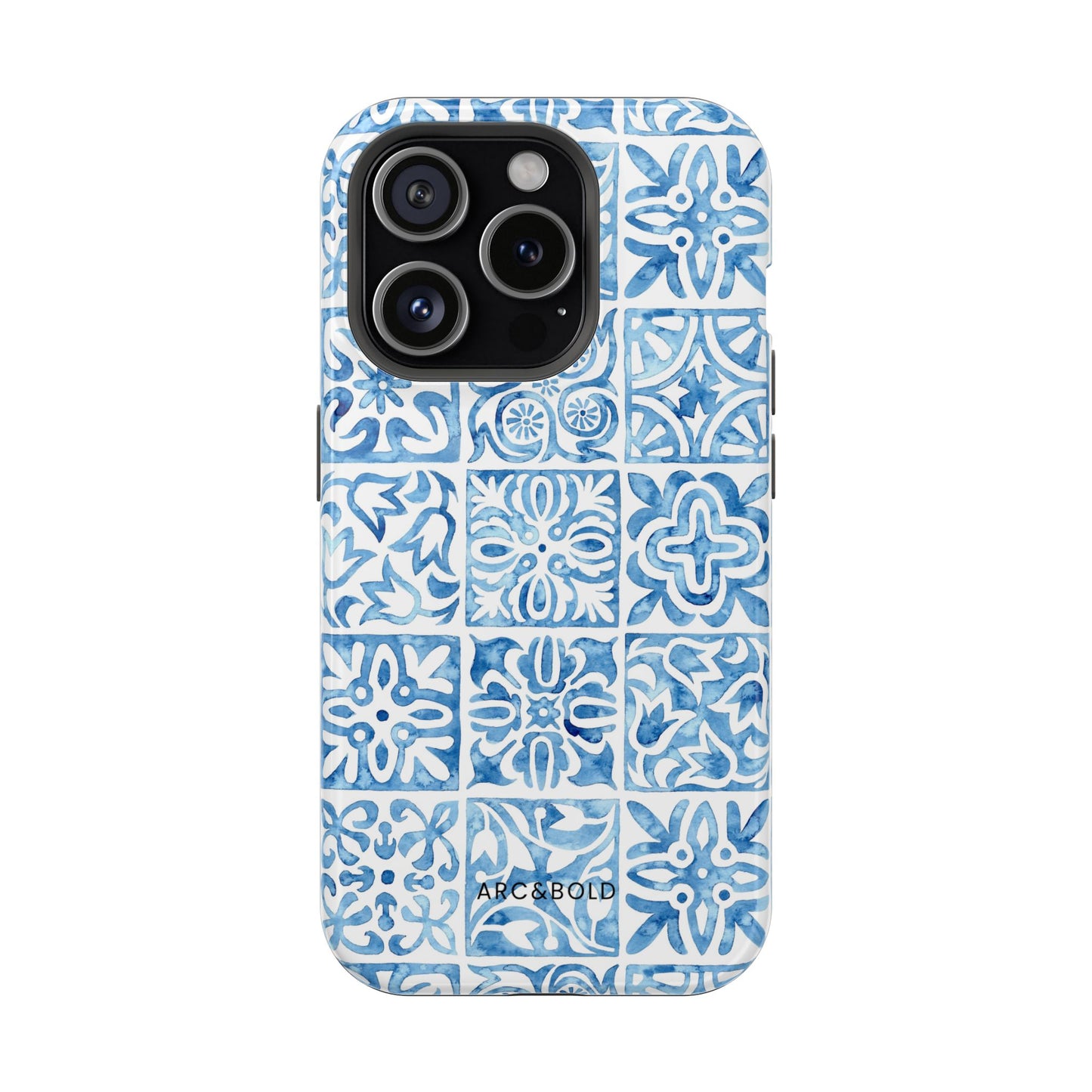 Blue Mosaic - Magnetic Phone Case - Arc & Bold