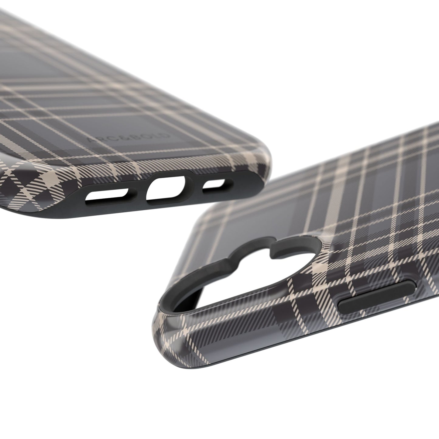 Monochrome Tartan - Magnetic Tough Case - Arc & Bold