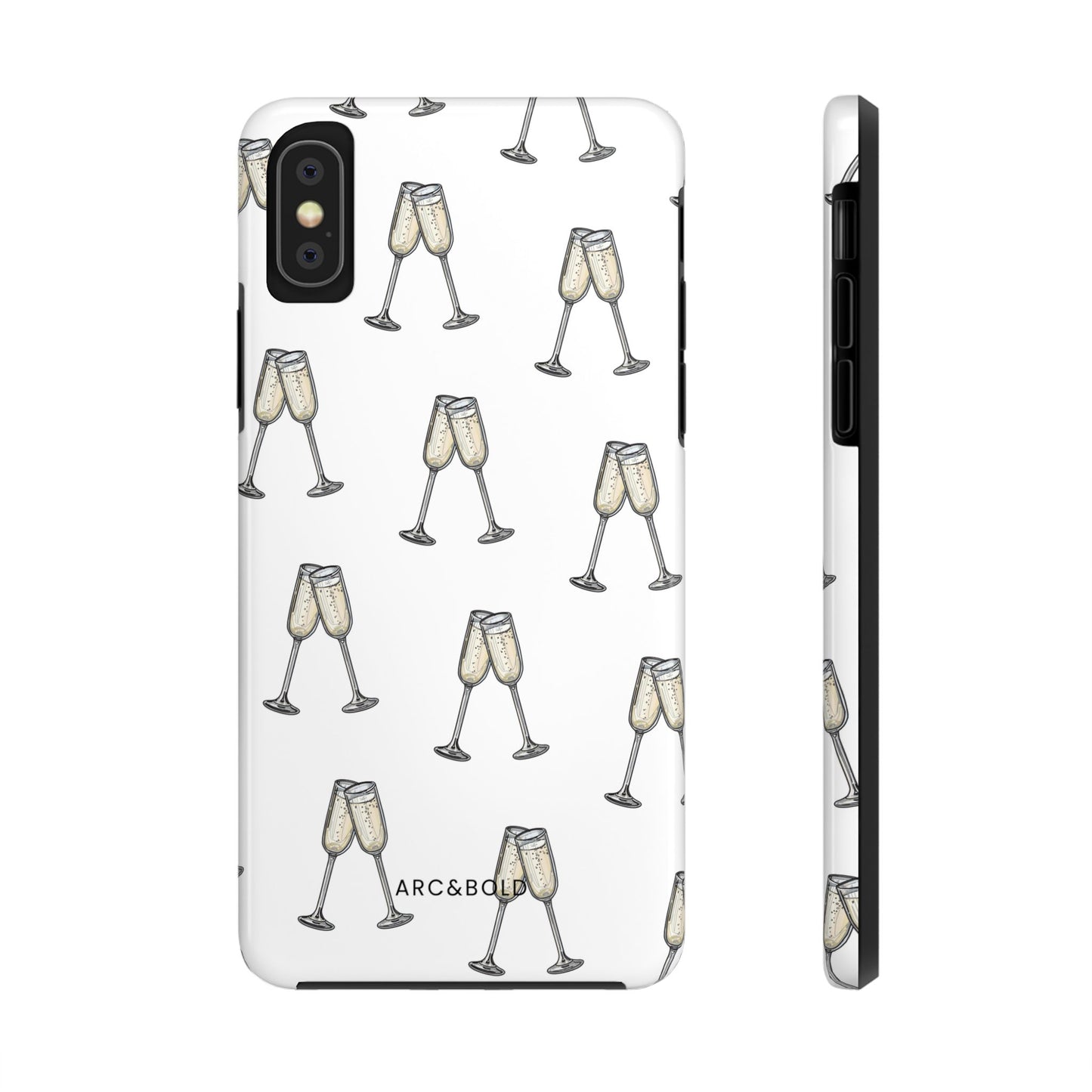 Champagne Toast - Tough Phone Case - Arc & Bold