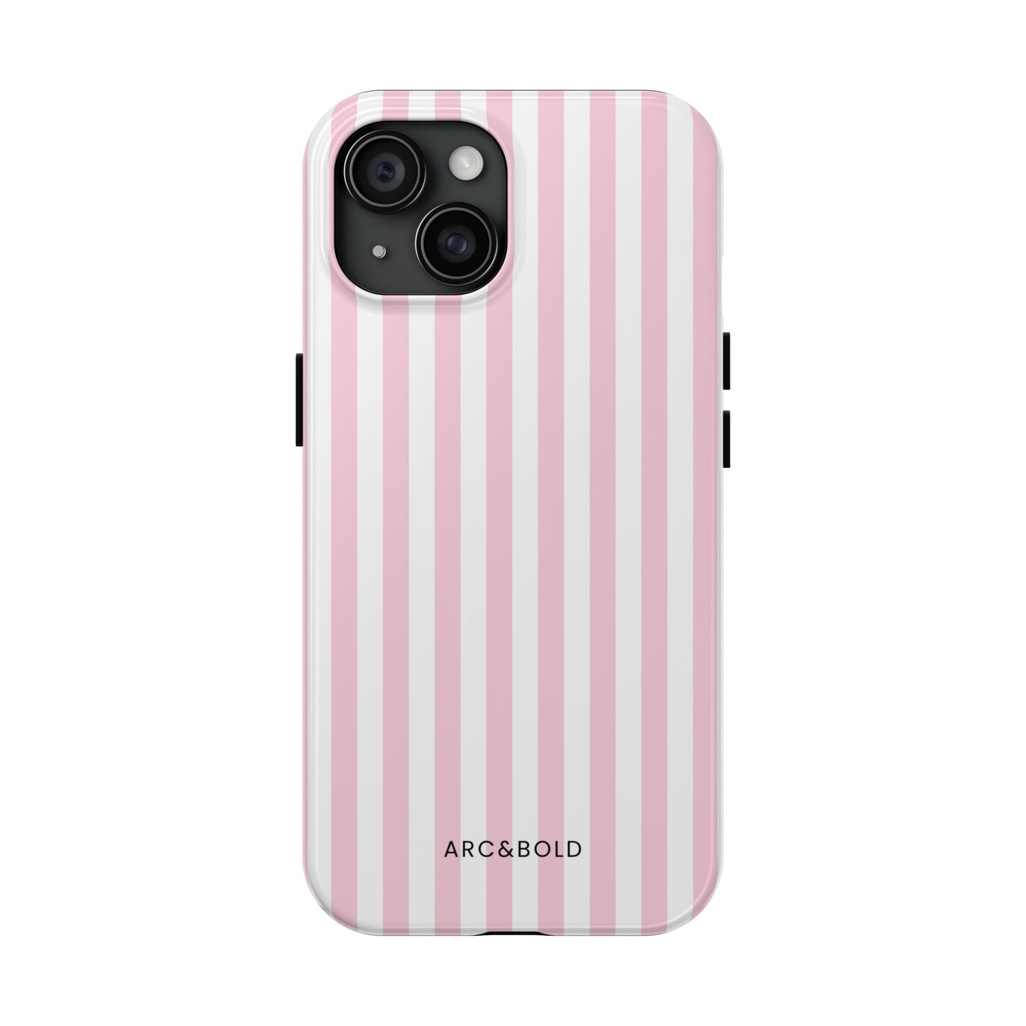 Pink Striped - Tough Phone Case - Arc & Bold