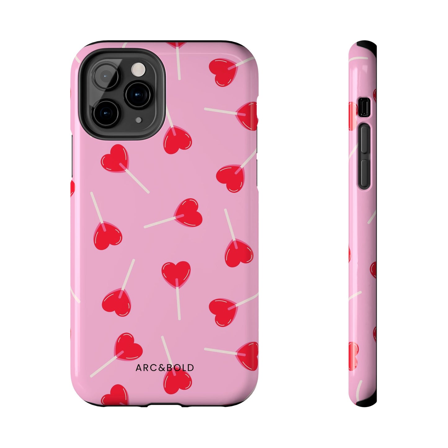 Heart Pops - Tough Phone Case - Arc & Bold