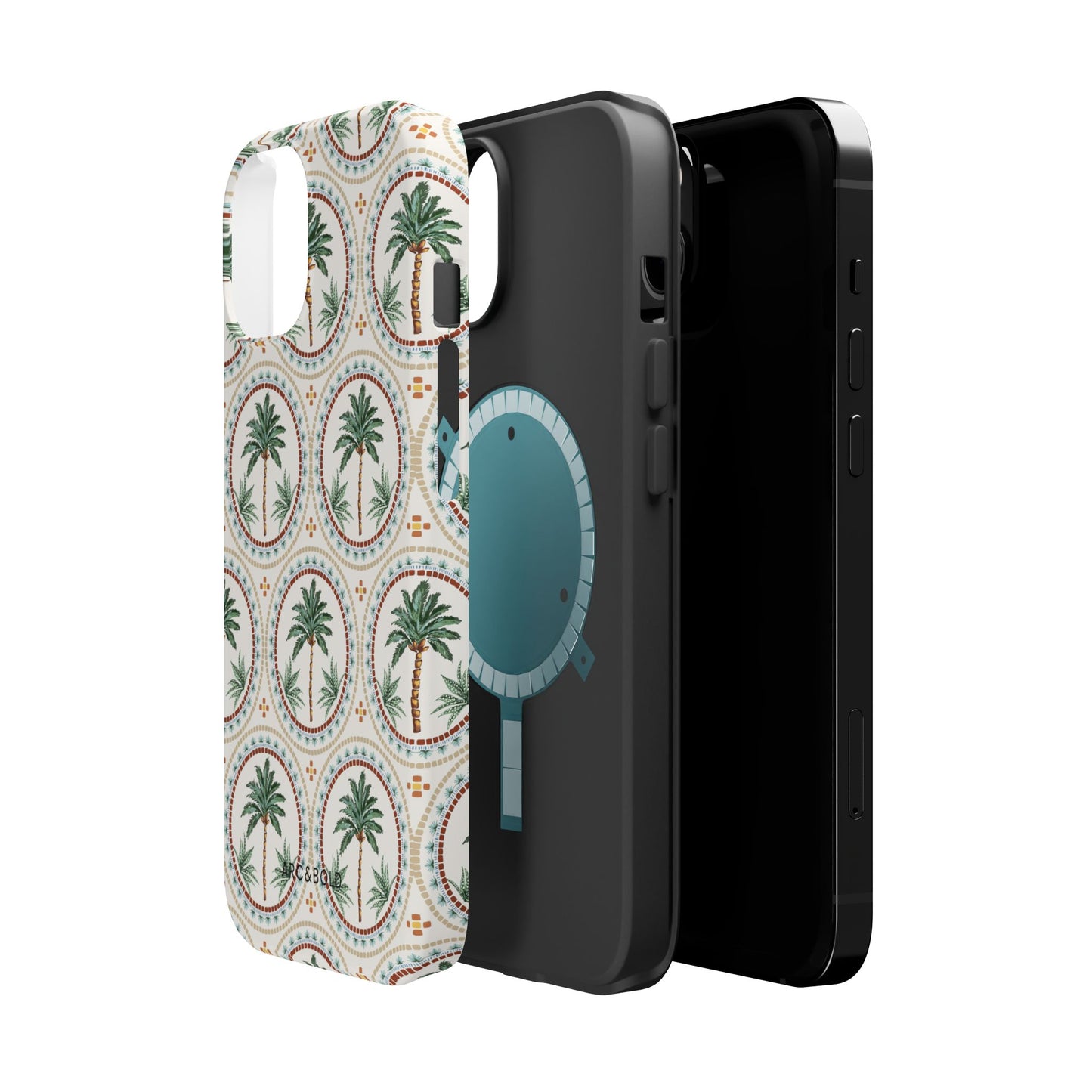 Tropical Tile Palm - Magnetic Tough Case - Arc & Bold
