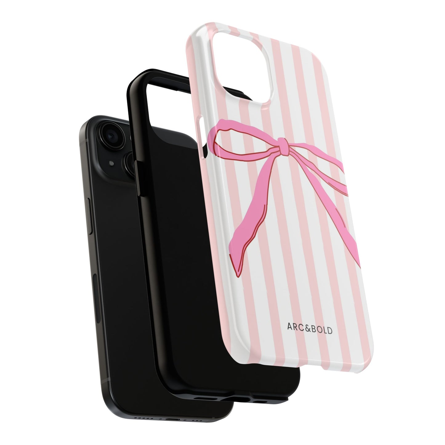 Pink Bow - Tough Phone Case - Arc & Bold