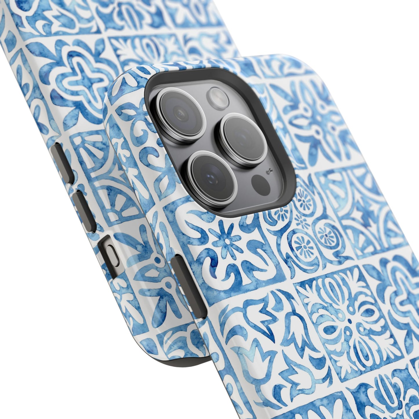 Blue Mosaic - Magnetic Phone Case - Arc & Bold