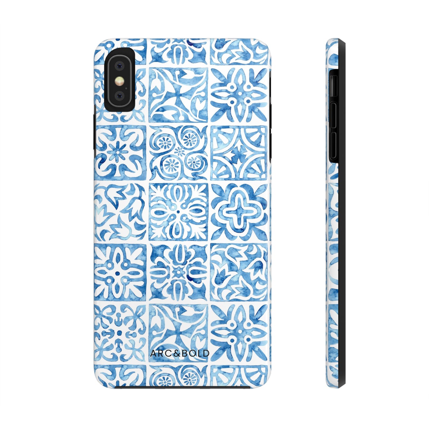 Blue Mosaic - Tough Phone Case - Arc & Bold
