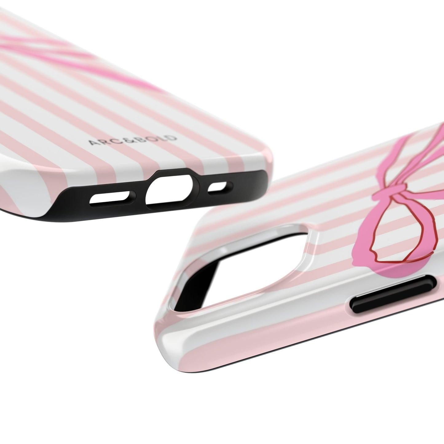 Pink Bow - Tough Phone Case - Arc & Bold