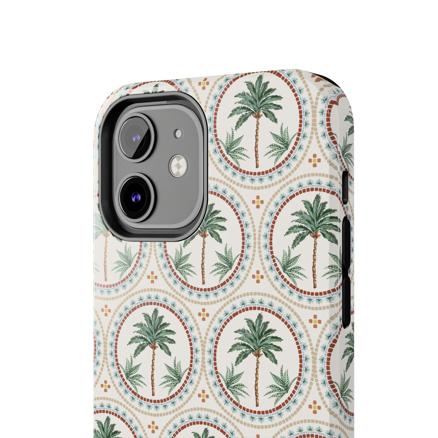 Tropical Tile Palm - Tough Phone Case - Arc & Bold