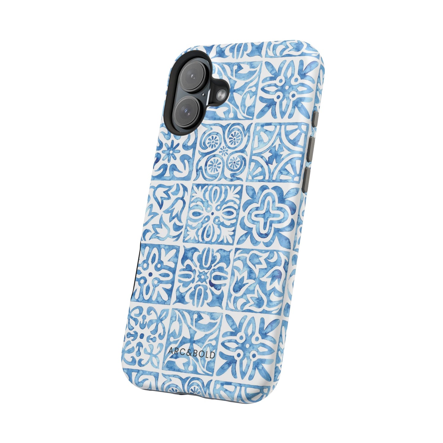 Blue Mosaic - Magnetic Phone Case - Arc & Bold