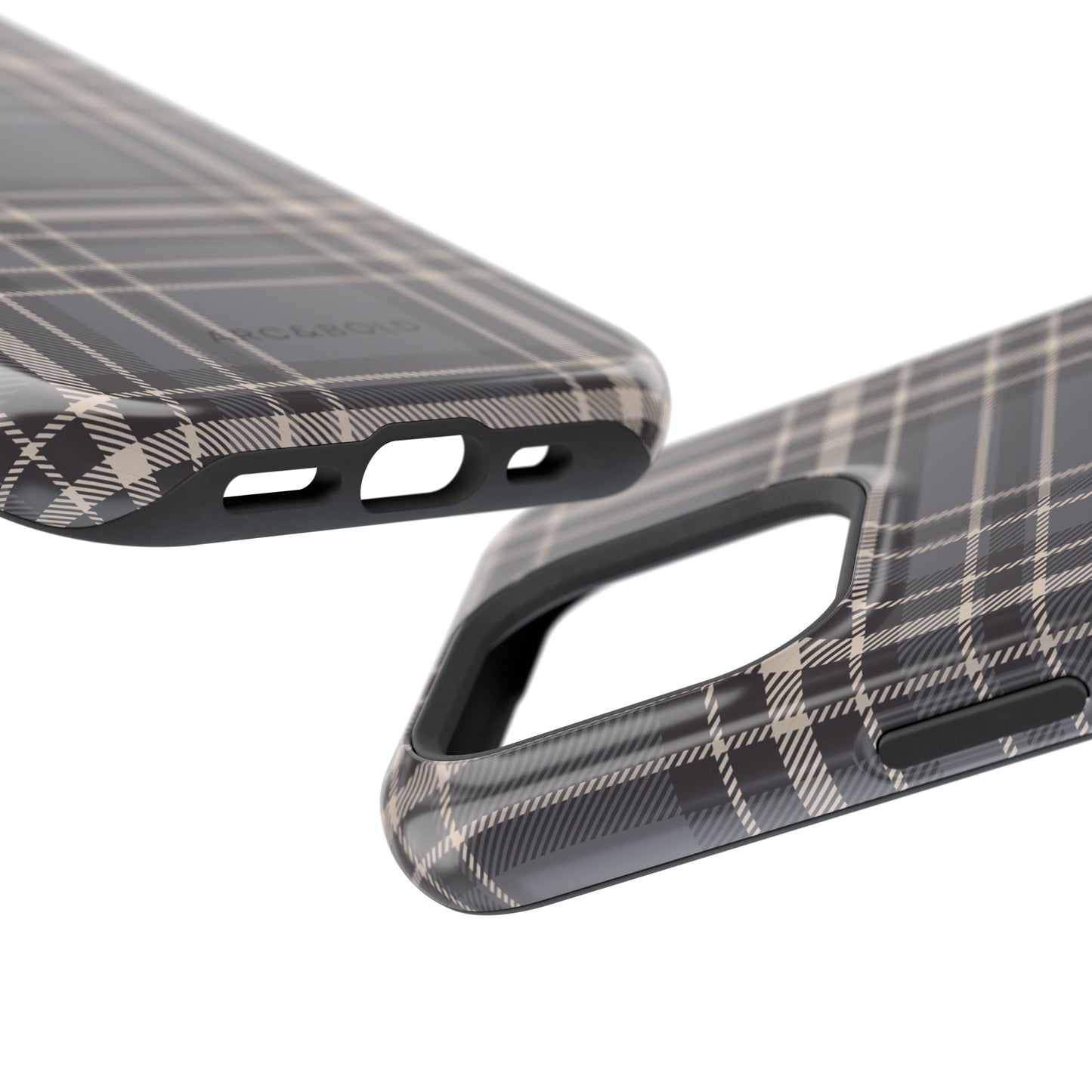 Monochrome Tartan - Magnetic Tough Case - Arc & Bold