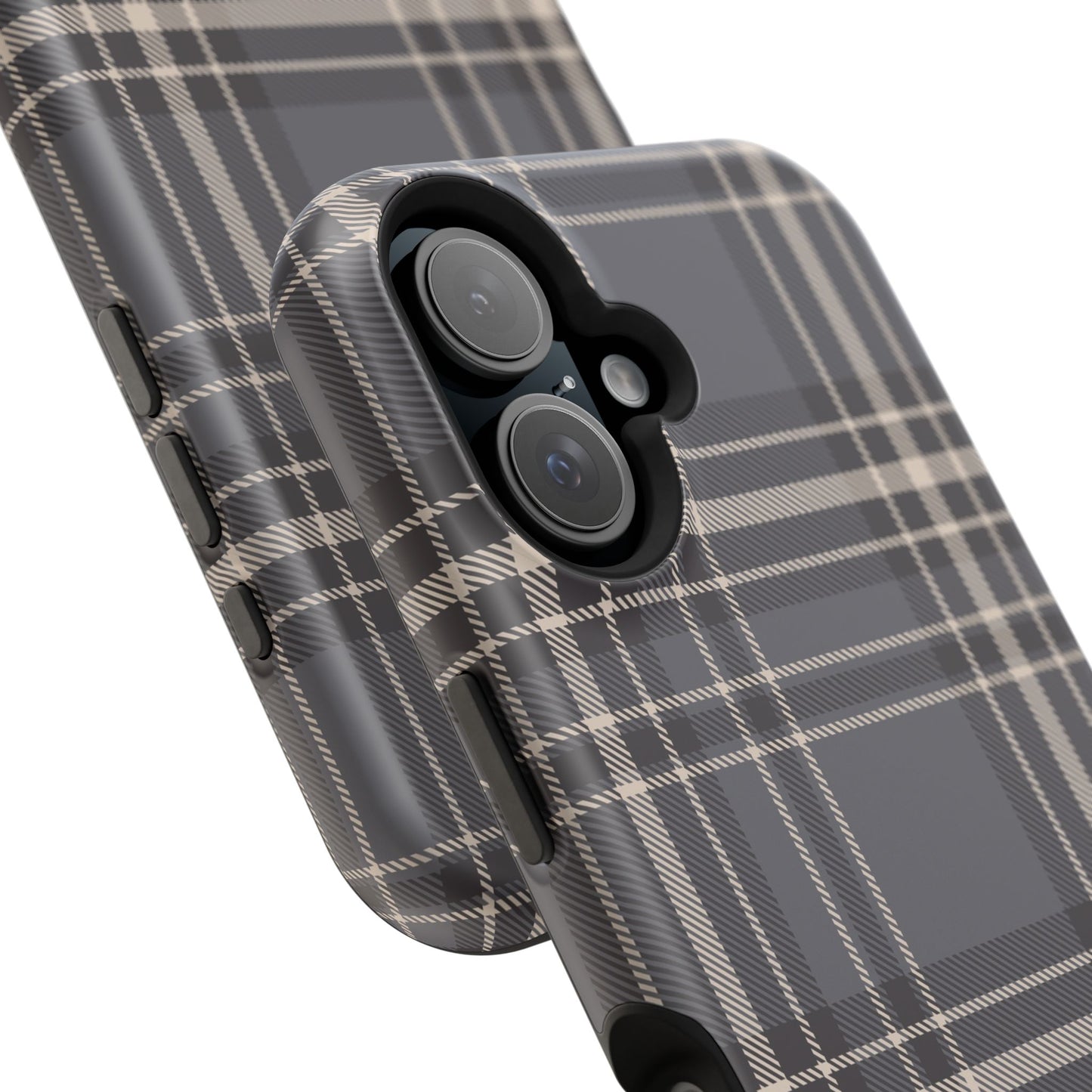 Monochrome Tartan - Magnetic Tough Case - Arc & Bold