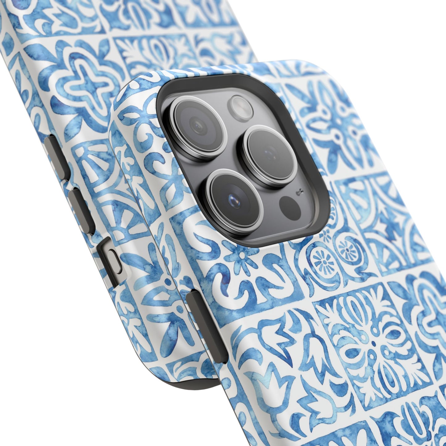 Blue Mosaic - Magnetic Phone Case - Arc & Bold
