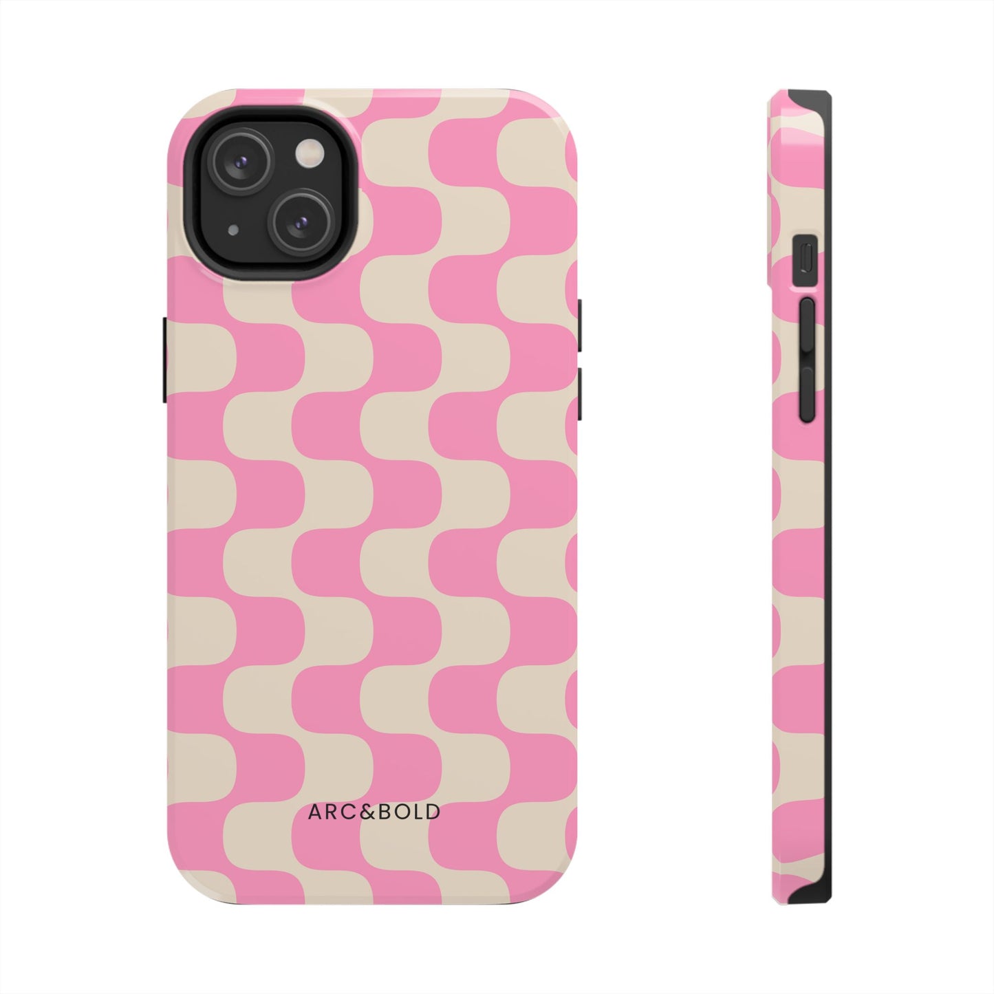 Pink Waves - Tough Phone Case - Arc & Bold