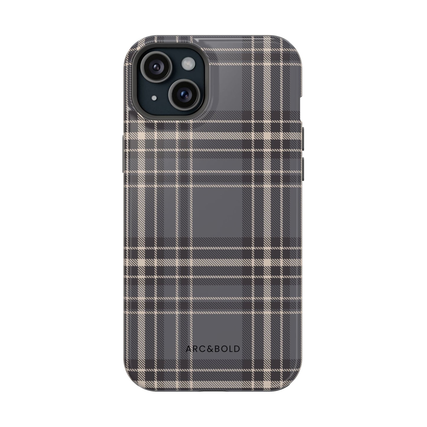 Monochrome Tartan - Magnetic Tough Case - Arc & Bold