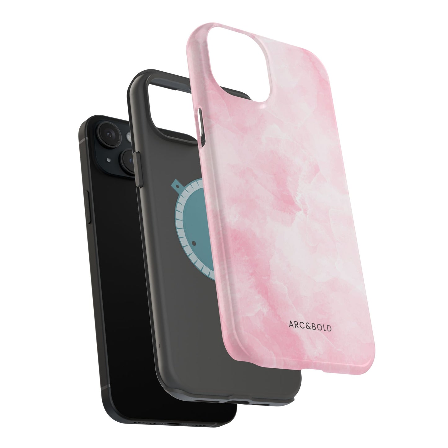 Blush Marble - Magnetic Tough Case - Arc & Bold