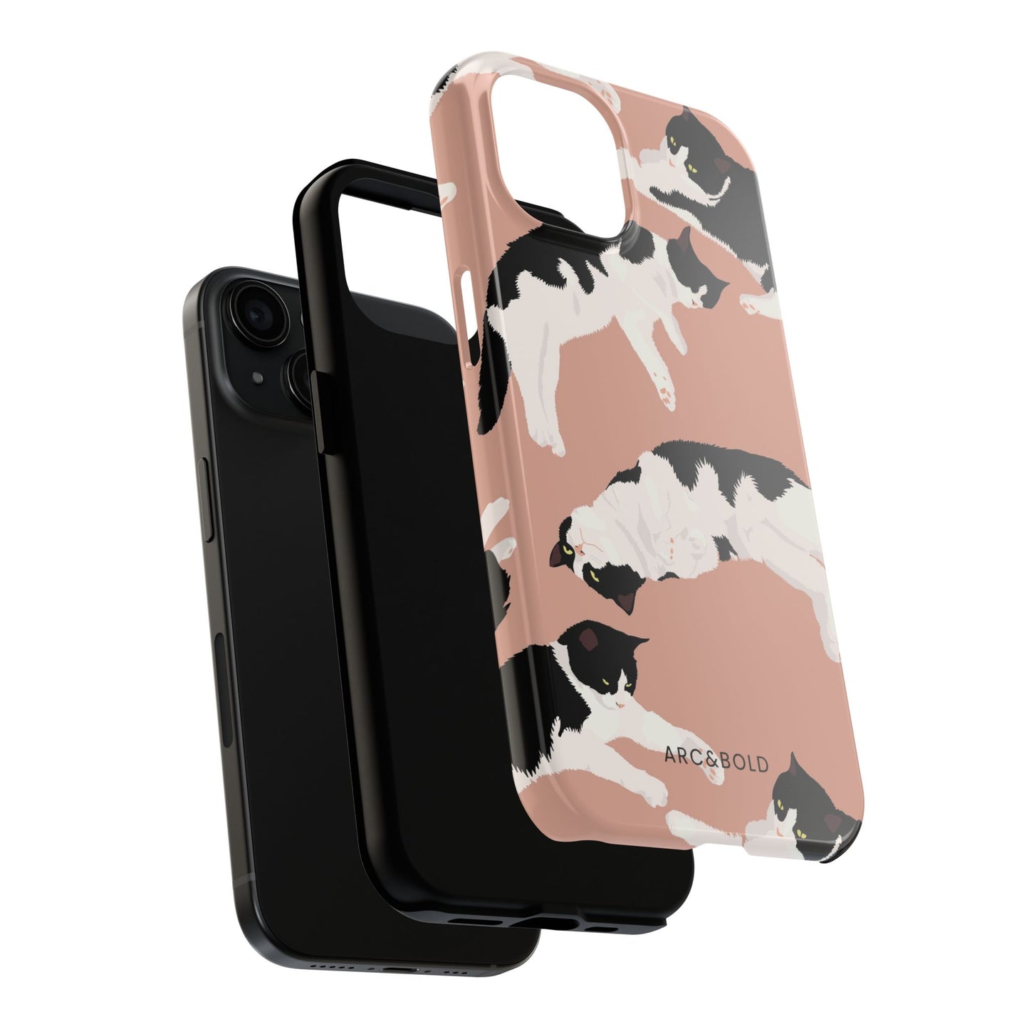 Cat - Tough Phone Case - Arc & Bold