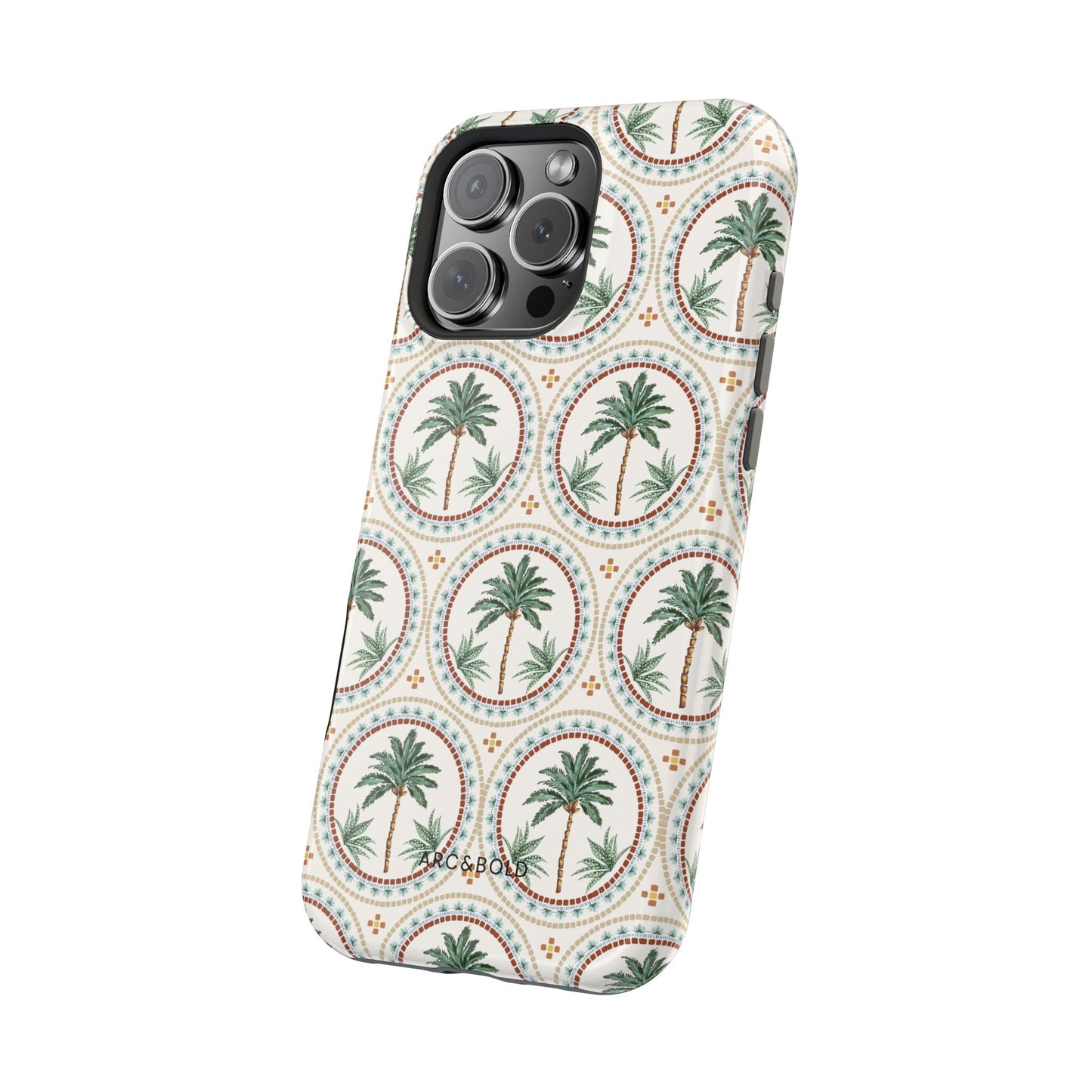 Tropical Tile Palm - Magnetic Tough Case - Arc & Bold