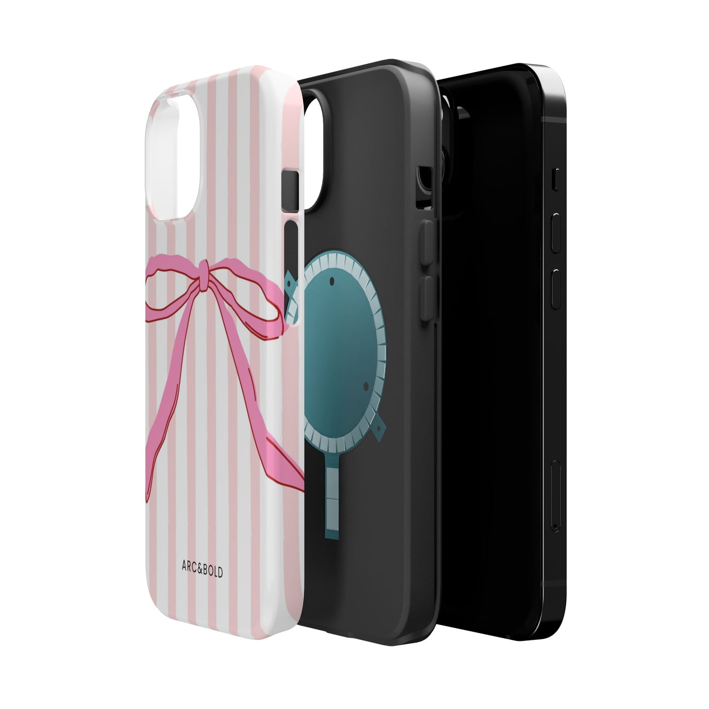 Pink Bow - Magnetic Phone Case - Arc & Bold