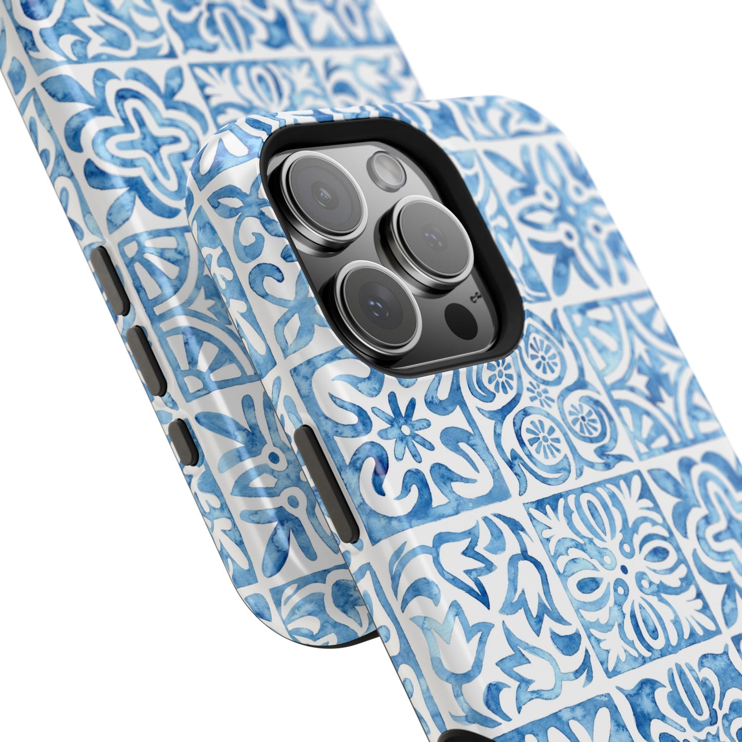 Blue Mosaic - Magnetic Phone Case - Arc & Bold