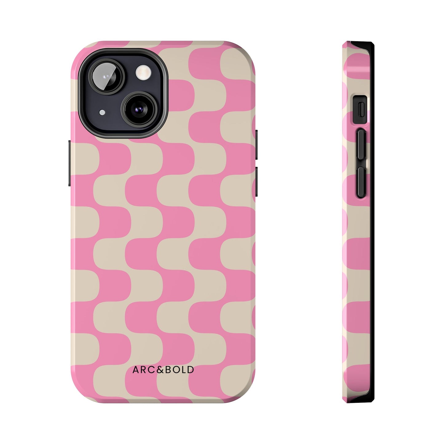 Pink Waves - Tough Phone Case - Arc & Bold