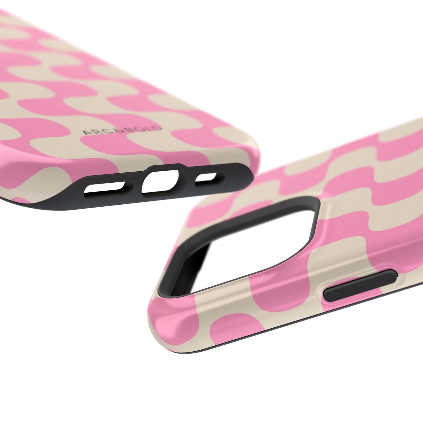 Pink Waves - Magnetic Phone Case - Arc & Bold