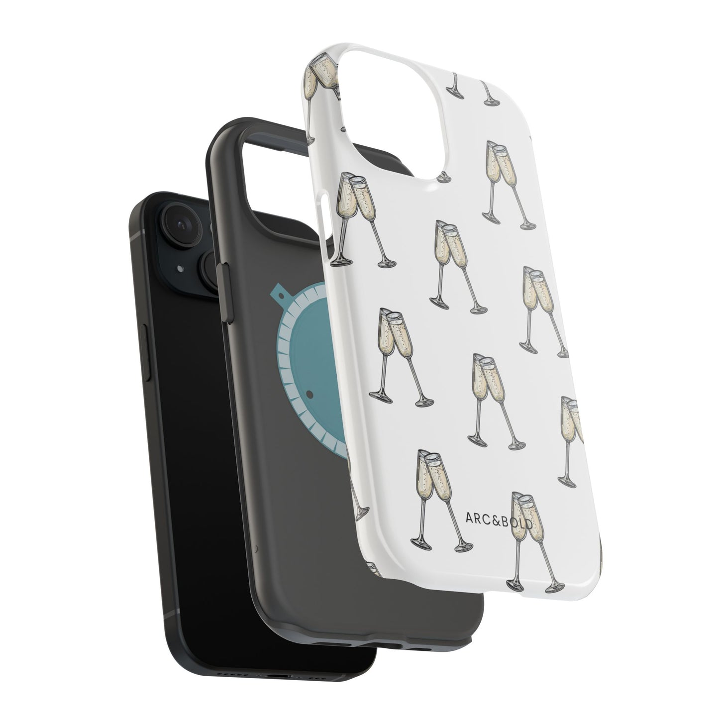 Champagne Toast -Magnetic Tough Case - Arc & Bold