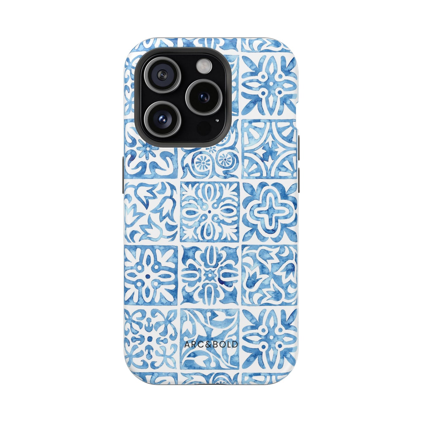 Blue Mosaic - Magnetic Phone Case - Arc & Bold