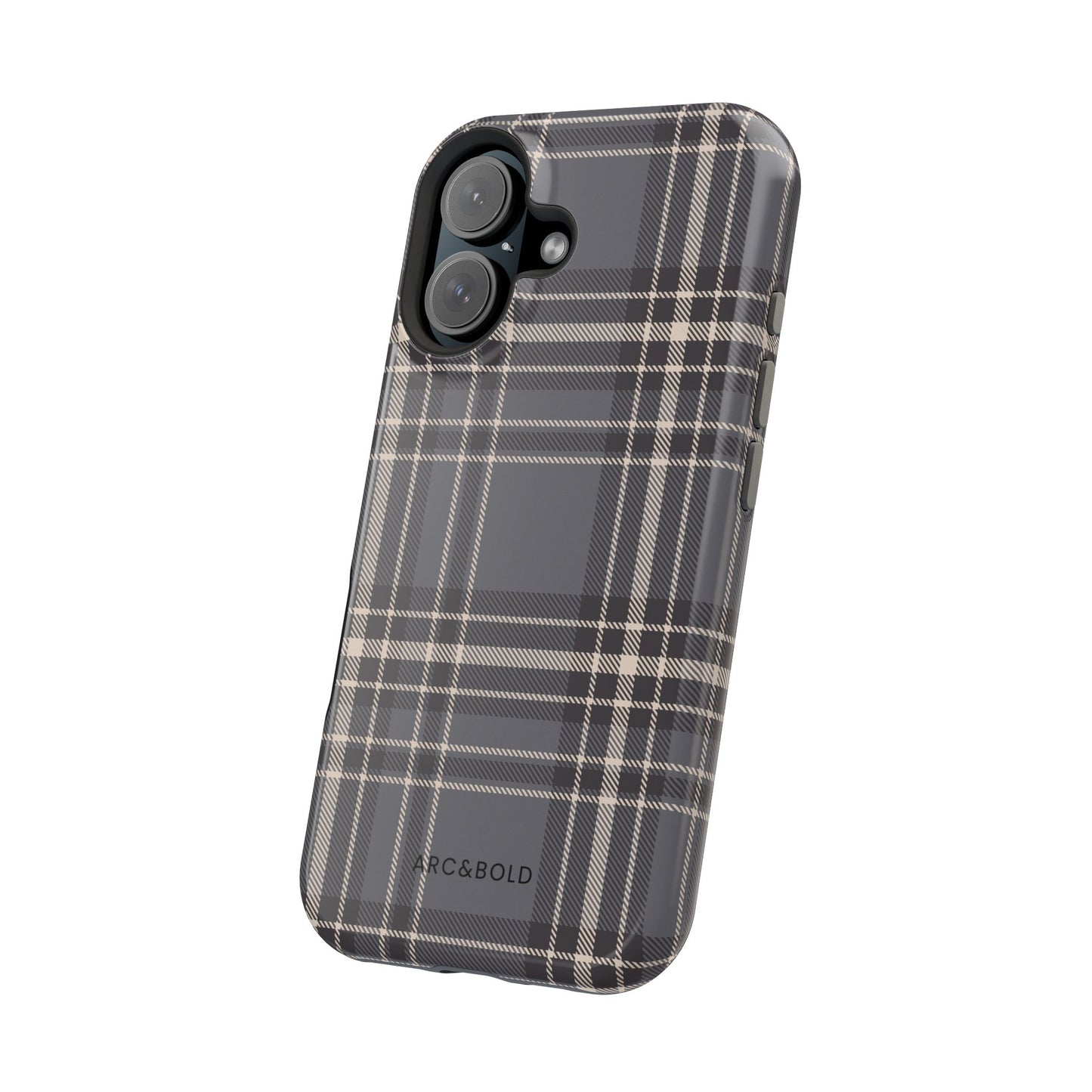 Monochrome Tartan - Magnetic Tough Case - Arc & Bold