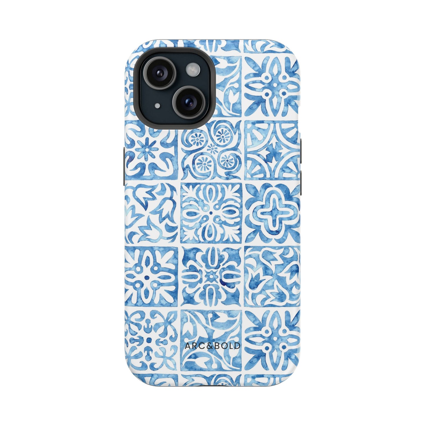 Blue Mosaic - Magnetic Phone Case - Arc & Bold