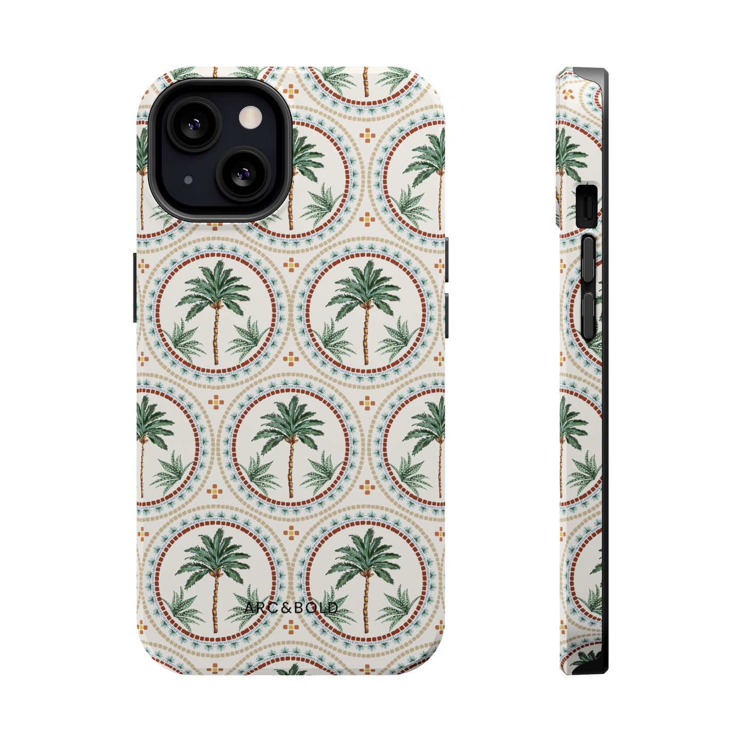 Tropical Tile Palm - Magnetic Tough Case - Arc & Bold