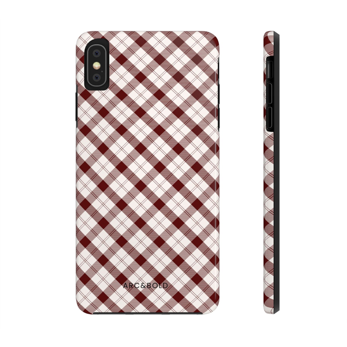 Maroon - Tough Phone Case - Arc & Bold