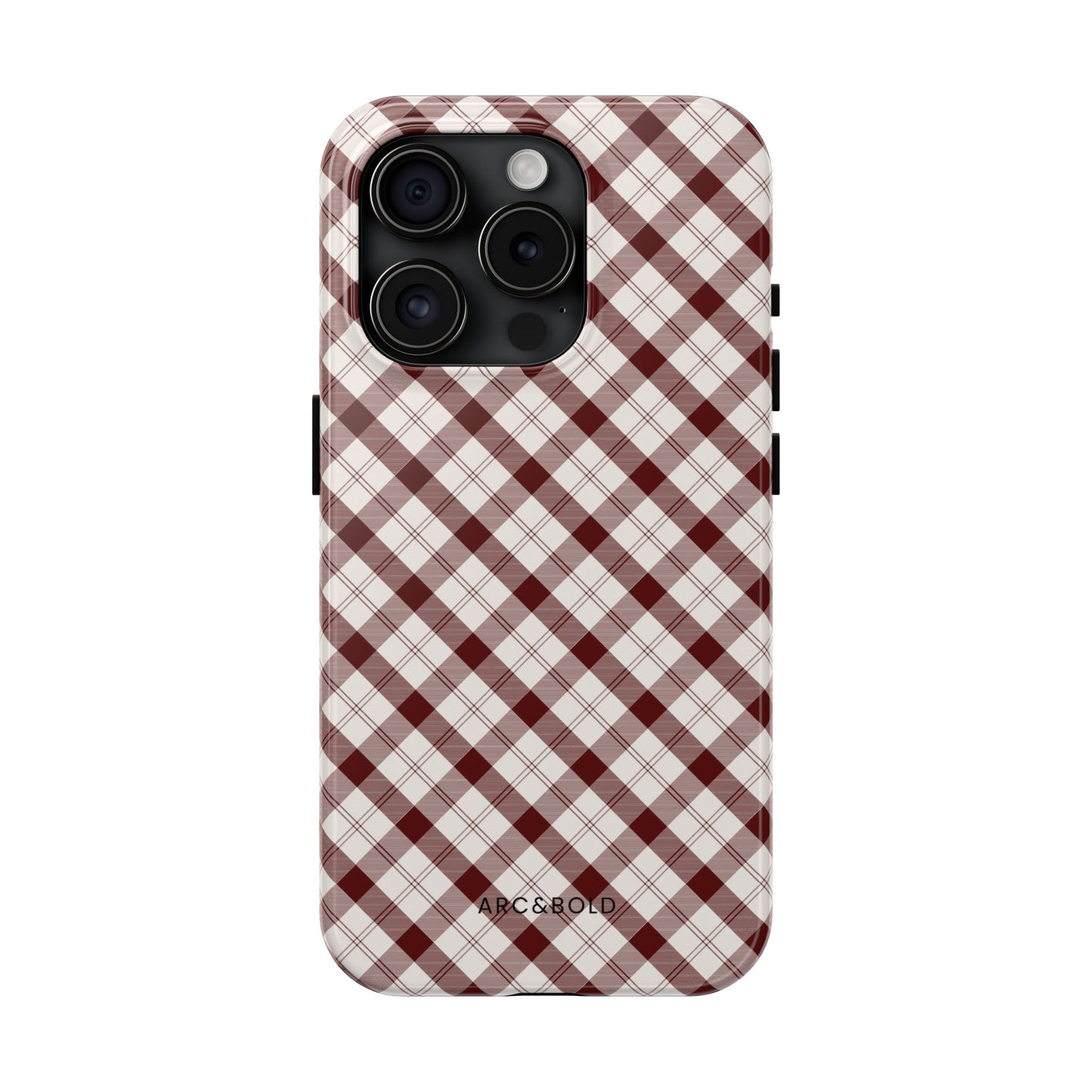 Maroon - Tough Phone Case - Arc & Bold