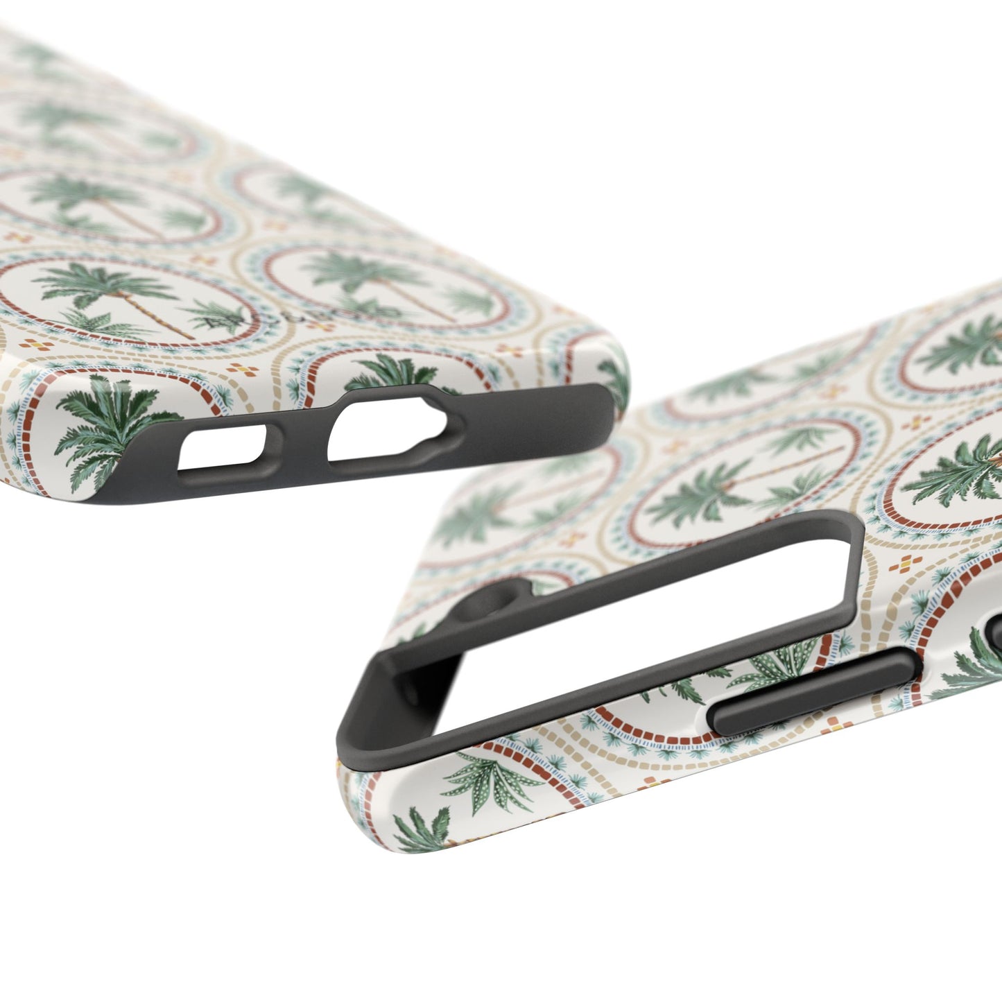Tropical Tile Palm - Tough Phone Case - Arc & Bold