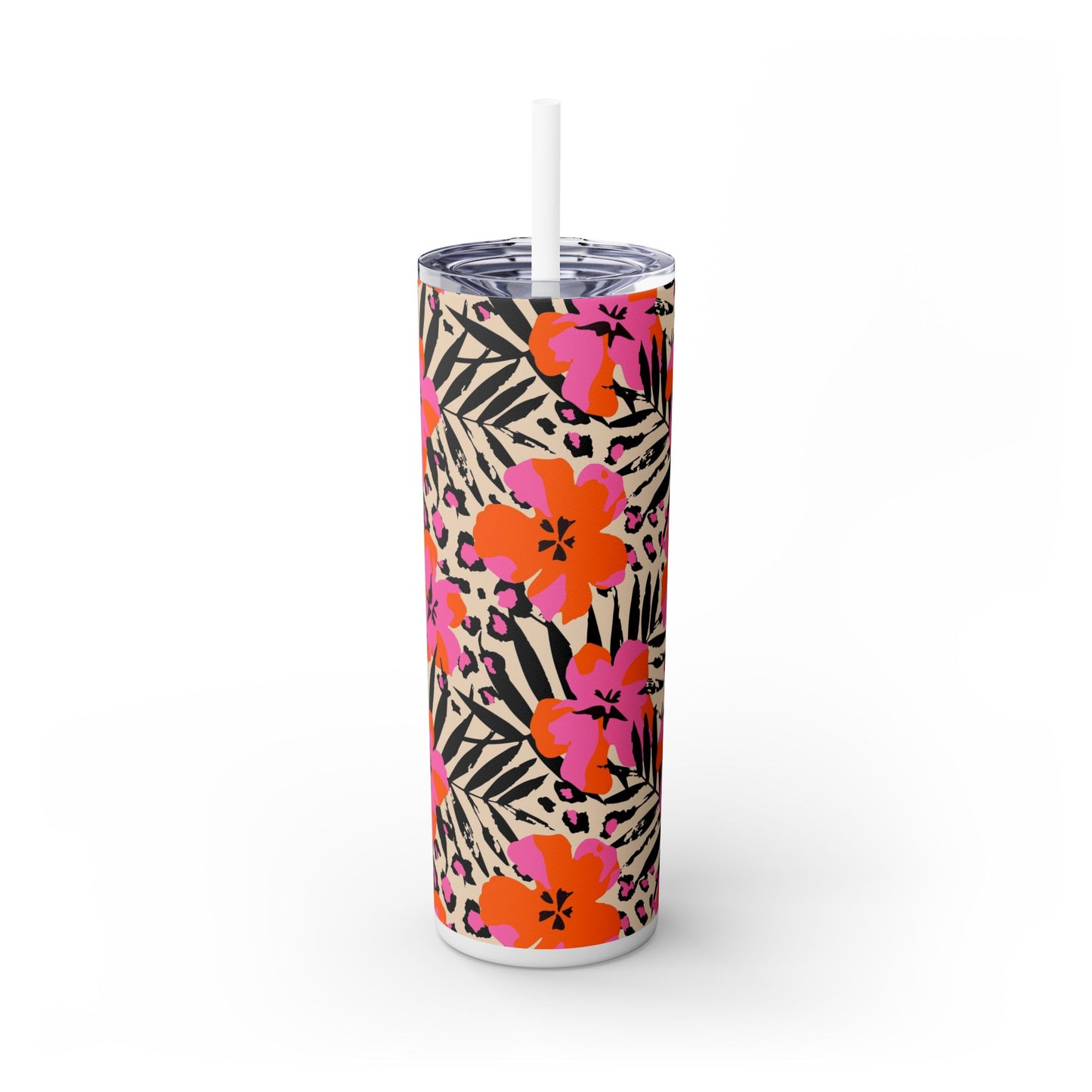 Aloha - Skinny Tumbler with Straw, 20oz