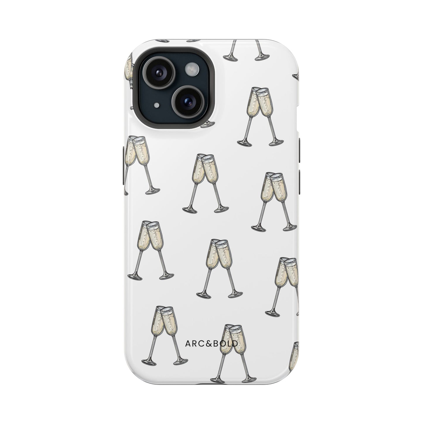 Champagne Toast -Magnetic Tough Case - Arc & Bold