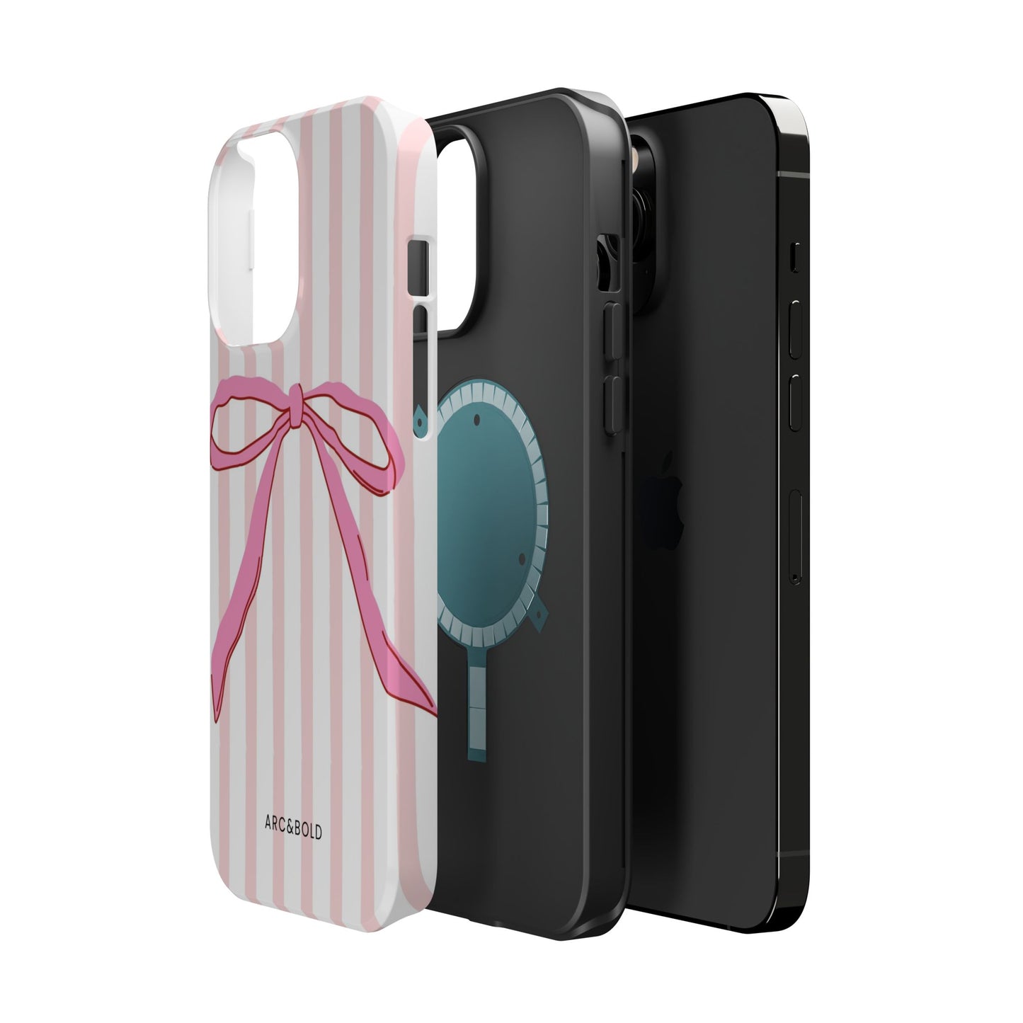 Pink Bow - Magnetic Phone Case - Arc & Bold