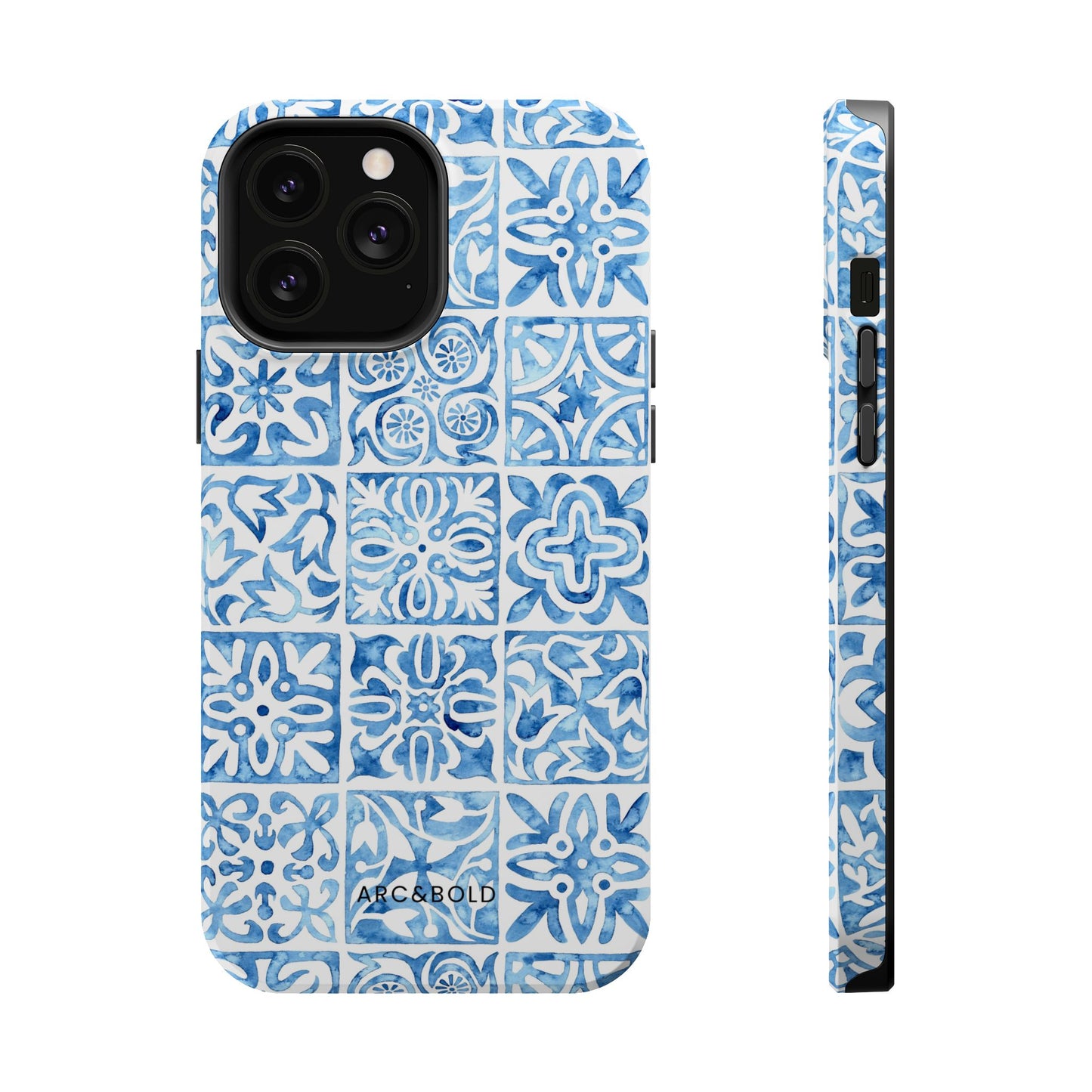Blue Mosaic - Magnetic Phone Case - Arc & Bold
