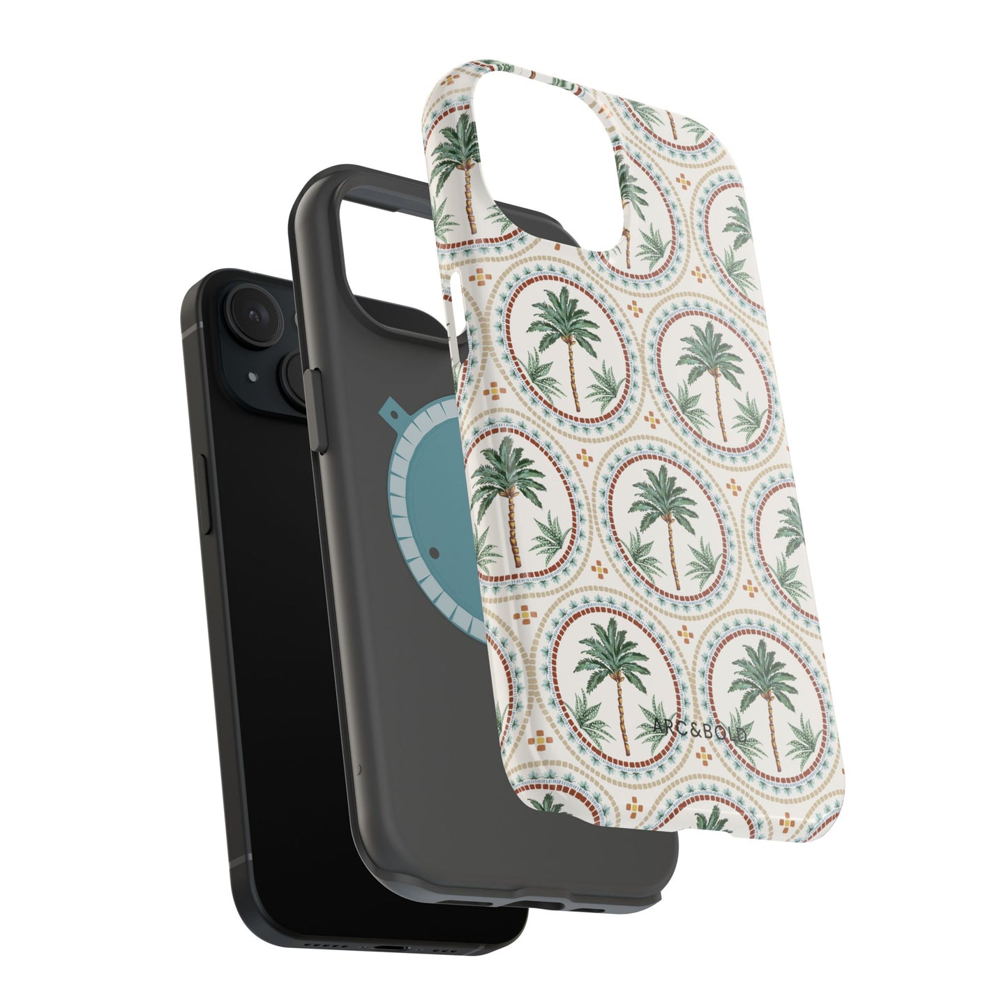 Tropical Tile Palm - Magnetic Tough Case - Arc & Bold