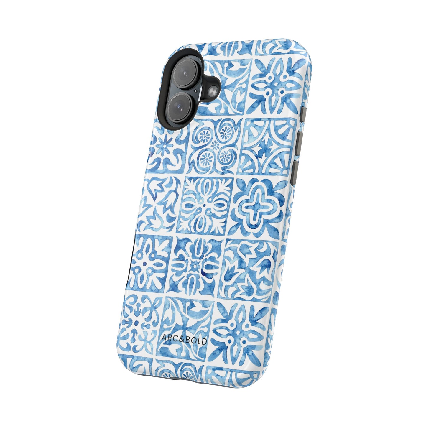 Blue Mosaic - Magnetic Phone Case - Arc & Bold