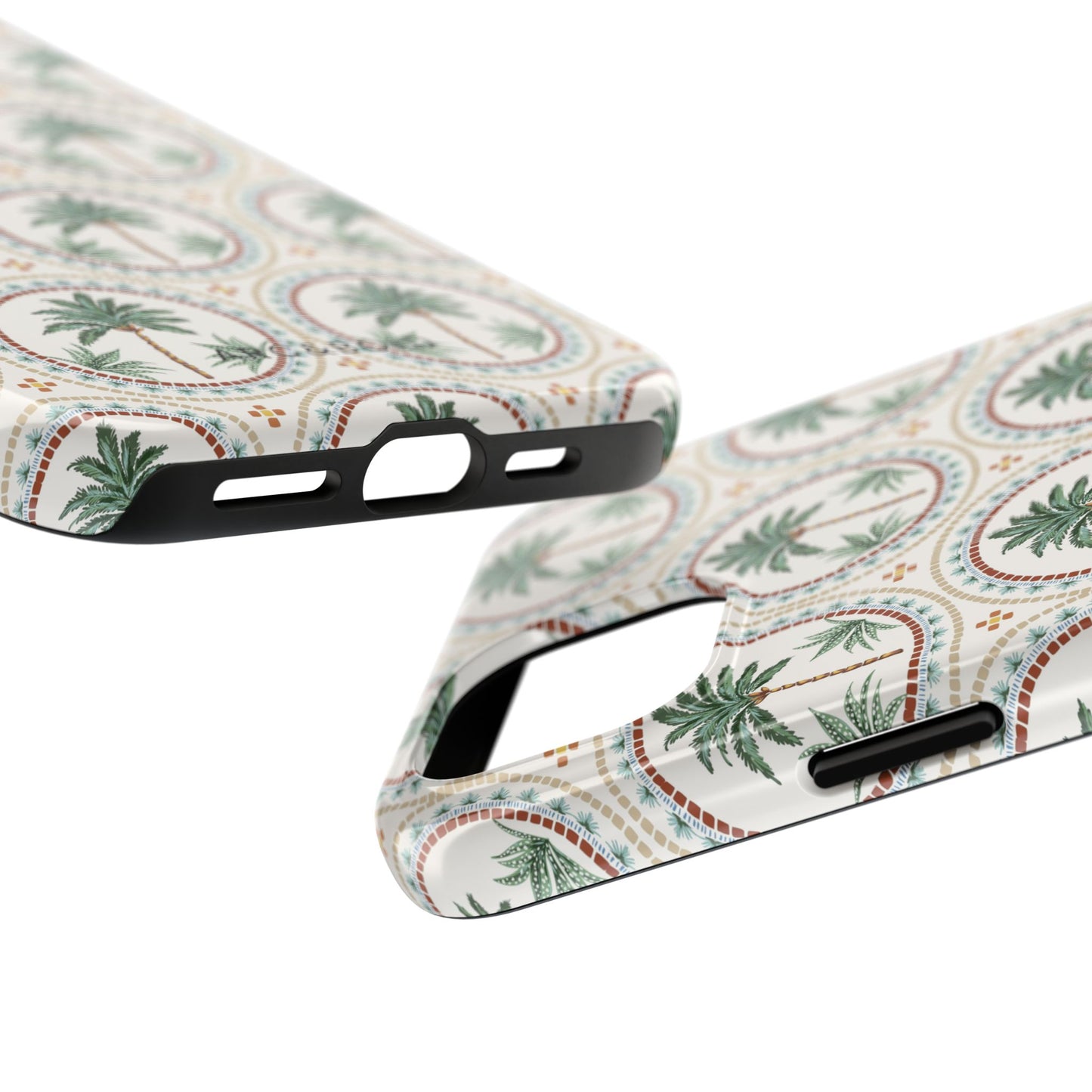 Tropical Tile Palm - Tough Phone Case - Arc & Bold